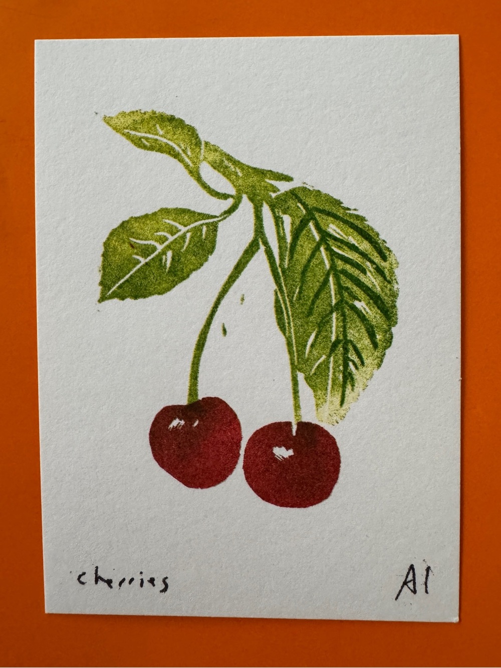 Ana Inciardi Cherries Mini Art Print